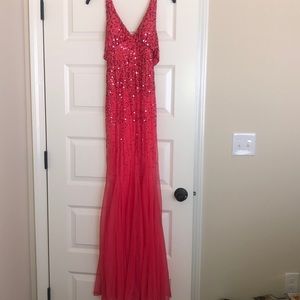 Halter top Sequin Gown